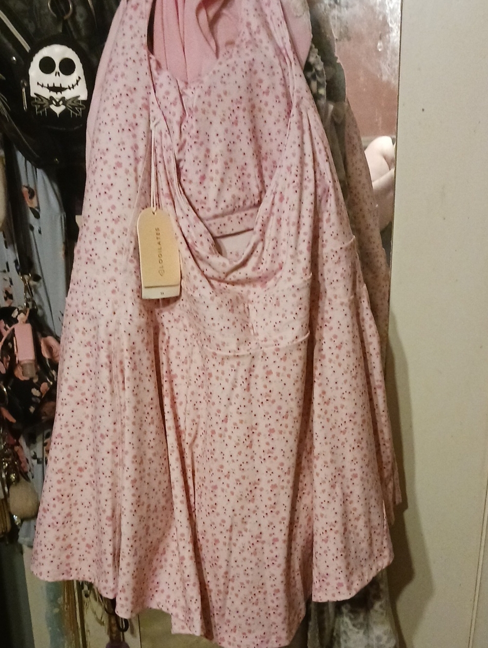 Floral Game Set Match Dress In Pink
